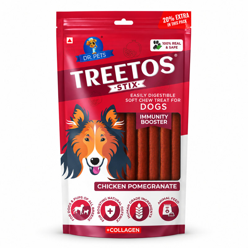 DR. PETS TREETOS CHICKEN POMEGRANATE