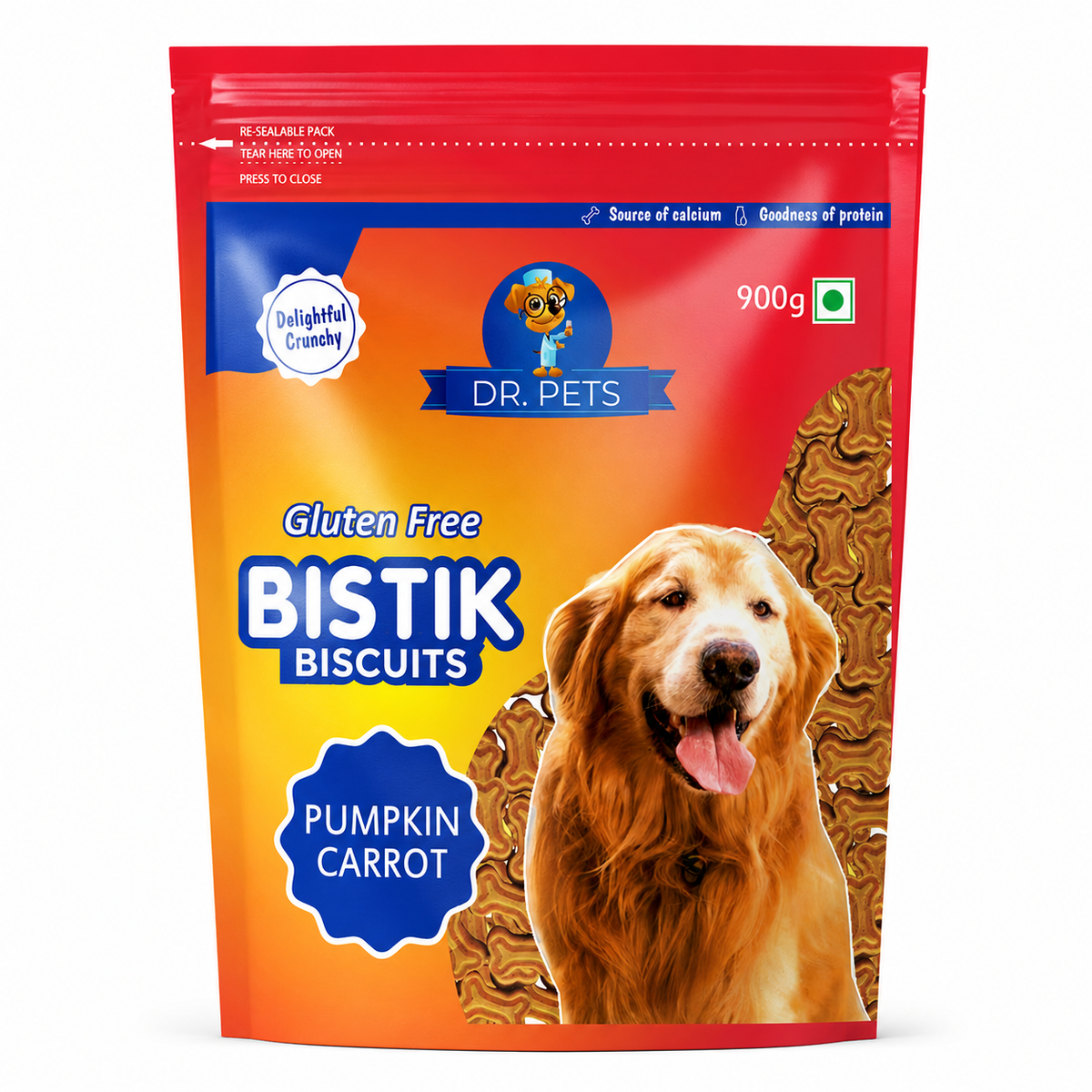 DR. PETS BISTIK BISCUIT PUMPKIN CARROT