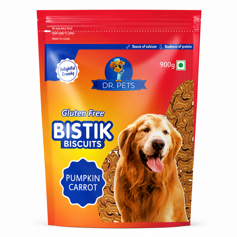 DR. PETS BISTIK BISCUIT PUMPKIN CARROT