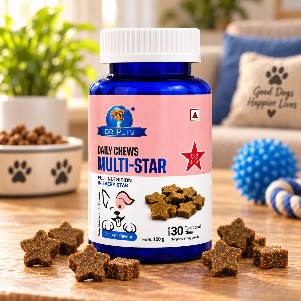 Dr. Pets Daily Chews Multi-Star (Pack of 2)