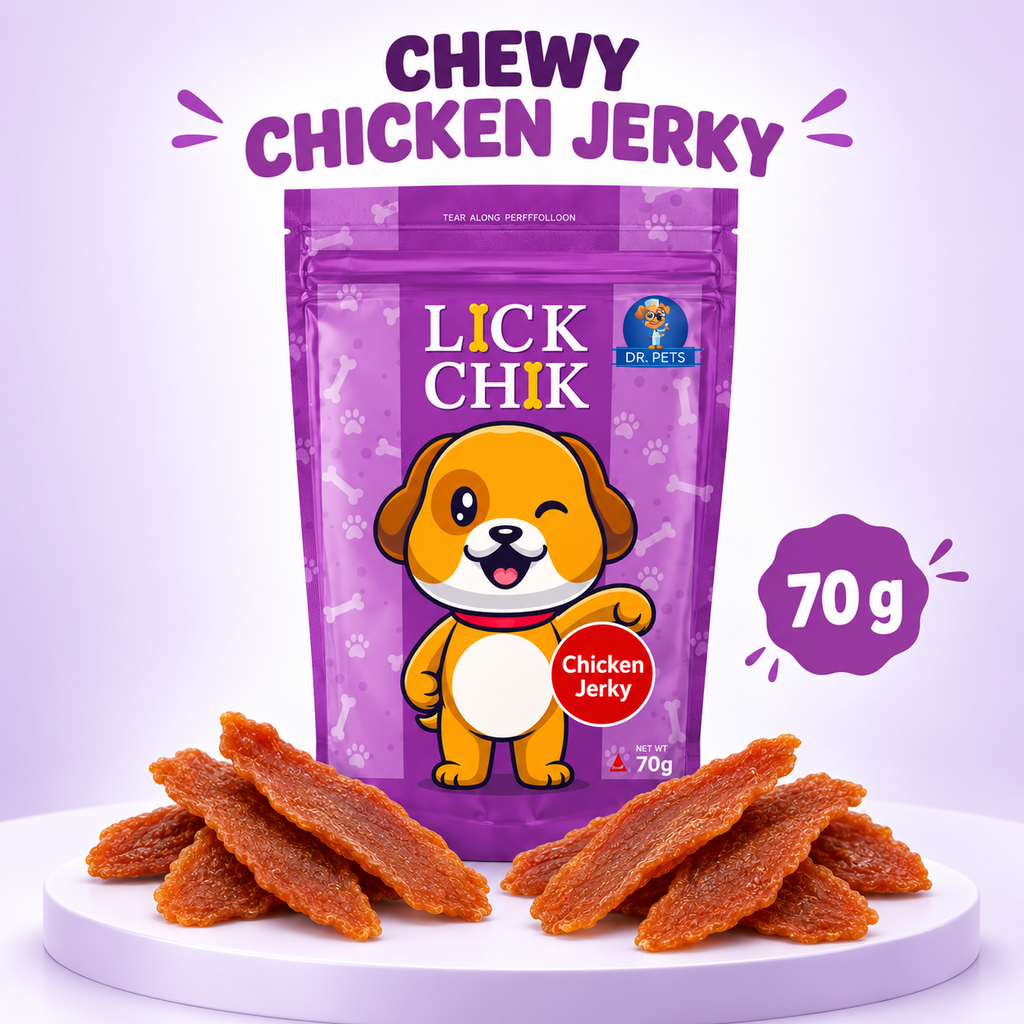 Dr. Pets Lick Chik Chicken Jery for Dogs (Pack of 6)