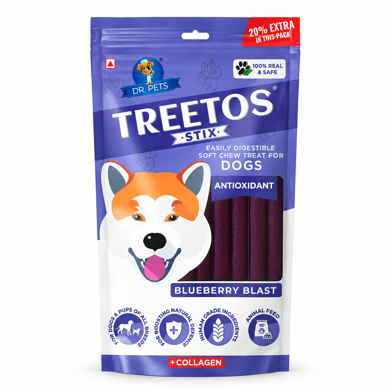 DR. PETS TREETOS BLUEBERRY BLAST