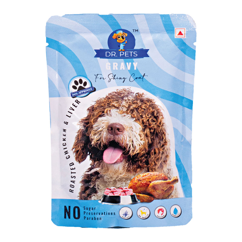 DR. PETS CHUNKS & GRAVY ROASTED CHICKEN & LIVER