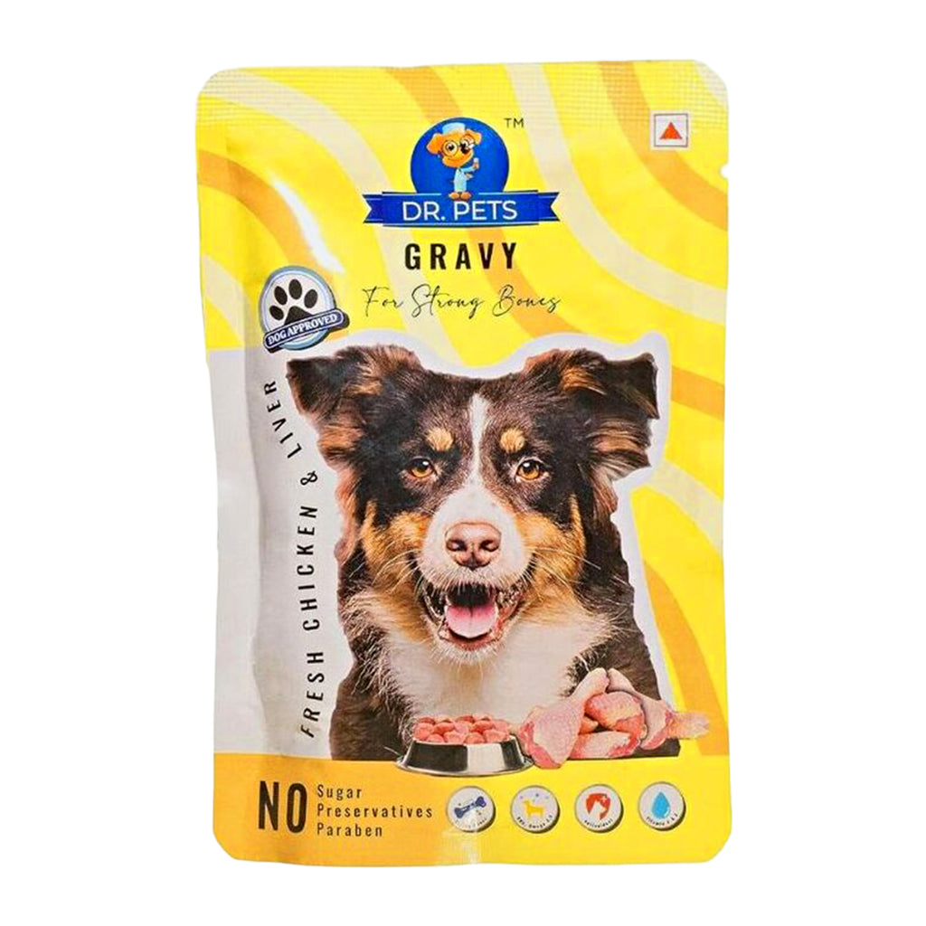 DR. PETS CHUNKS & GRAVY FRESH CHICKEN & LIVER
