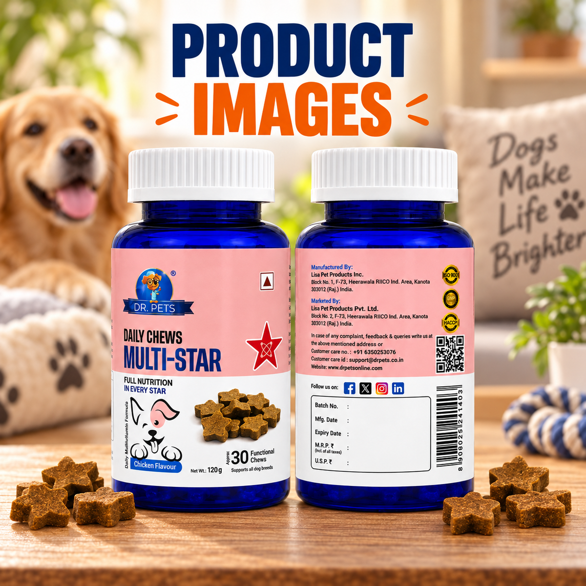 Dr. Pets Daily Chews Multi-Star (Pack of 2)
