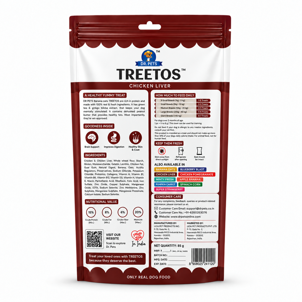 DR. PETS TREETOS CHICKEN LIVER