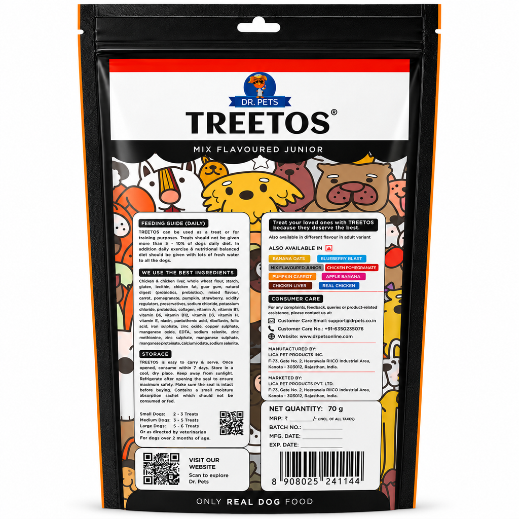 DR. PETS TREETOS MIX FLAVOUR