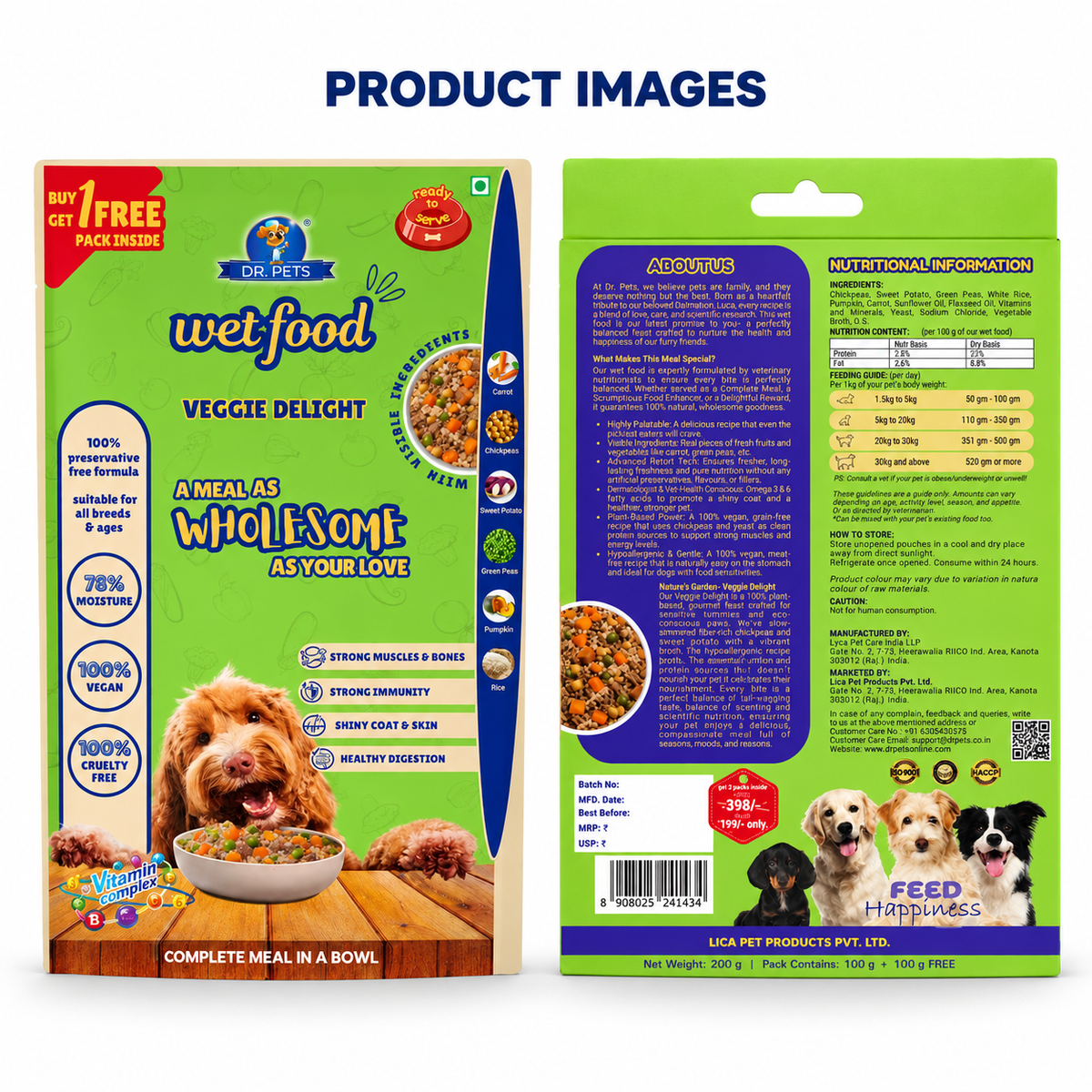 Wet Food Buy 1 Get 1 Free ( 100 gm X 2)
