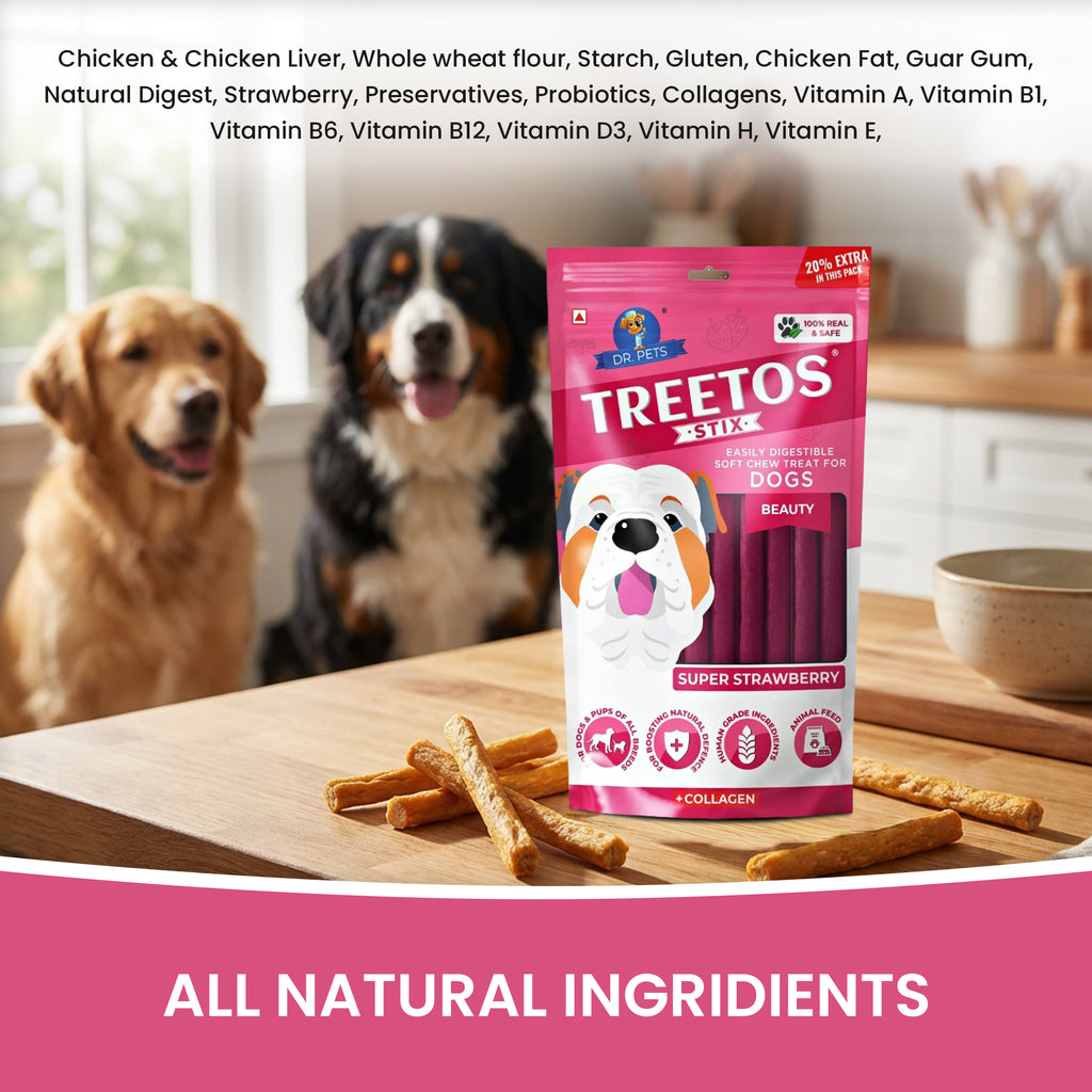 DR. PETS TREETOS SUPER STRAWBERRY
