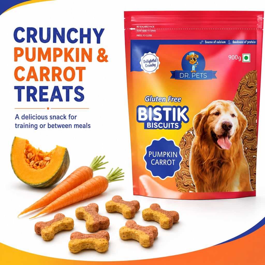 DR. PETS BISTIK BISCUIT PUMPKIN CARROT