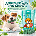 Dr. Pets Lick Chik Minty Fresh Dental Sticks for Dogs (Pack of 2)