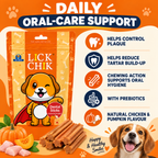 Dr. Pets Lick Chik Chicken & Pumpkin Dental Sticks for Dogs (Pack of 6)