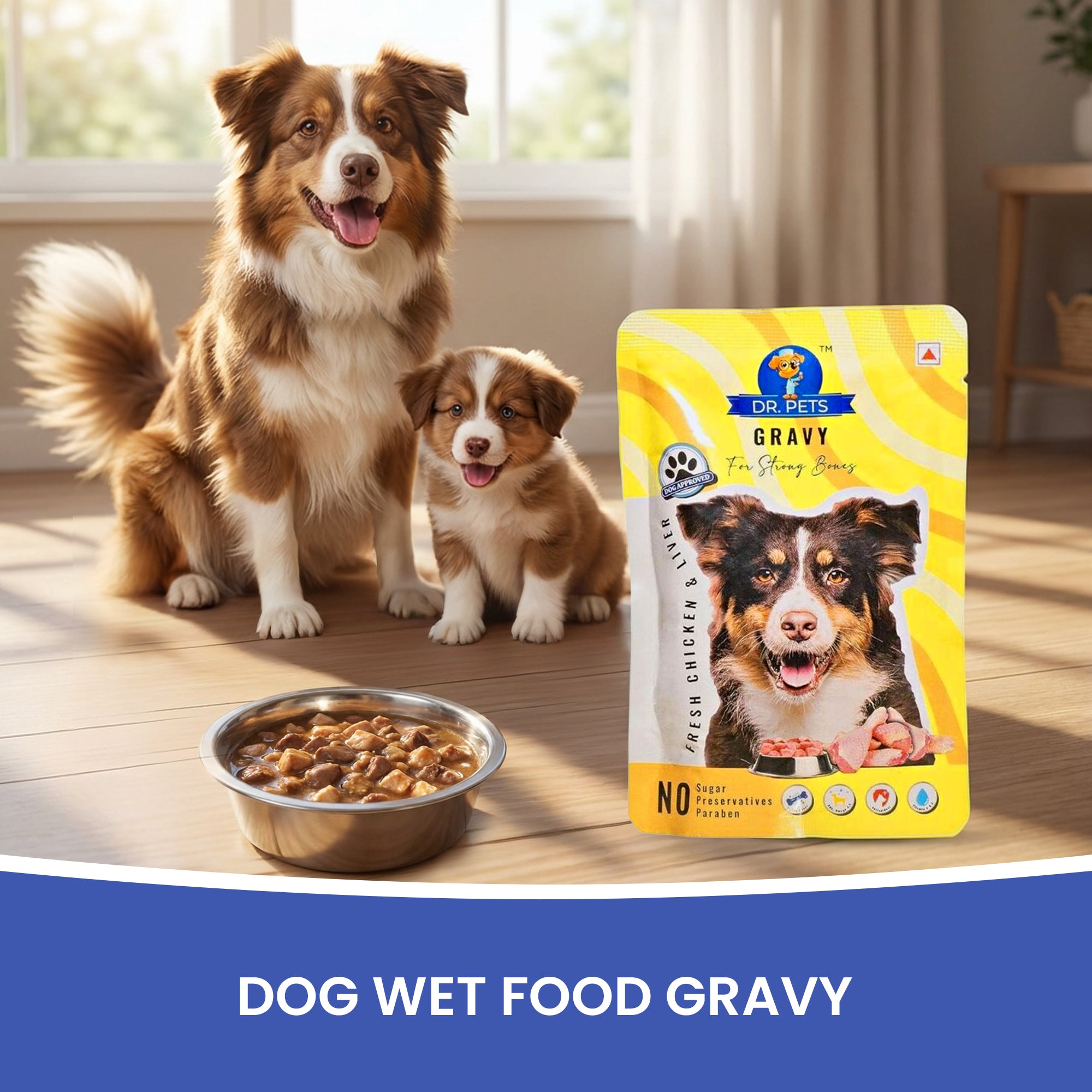 DR. PETS CHUNKS & GRAVY FRESH CHICKEN & LIVER