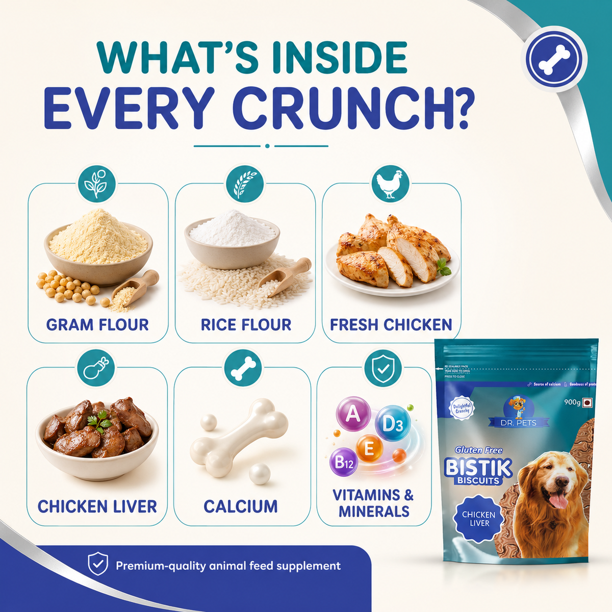 DR. PETS BISTIK BISCUIT CHICKEN LIVER