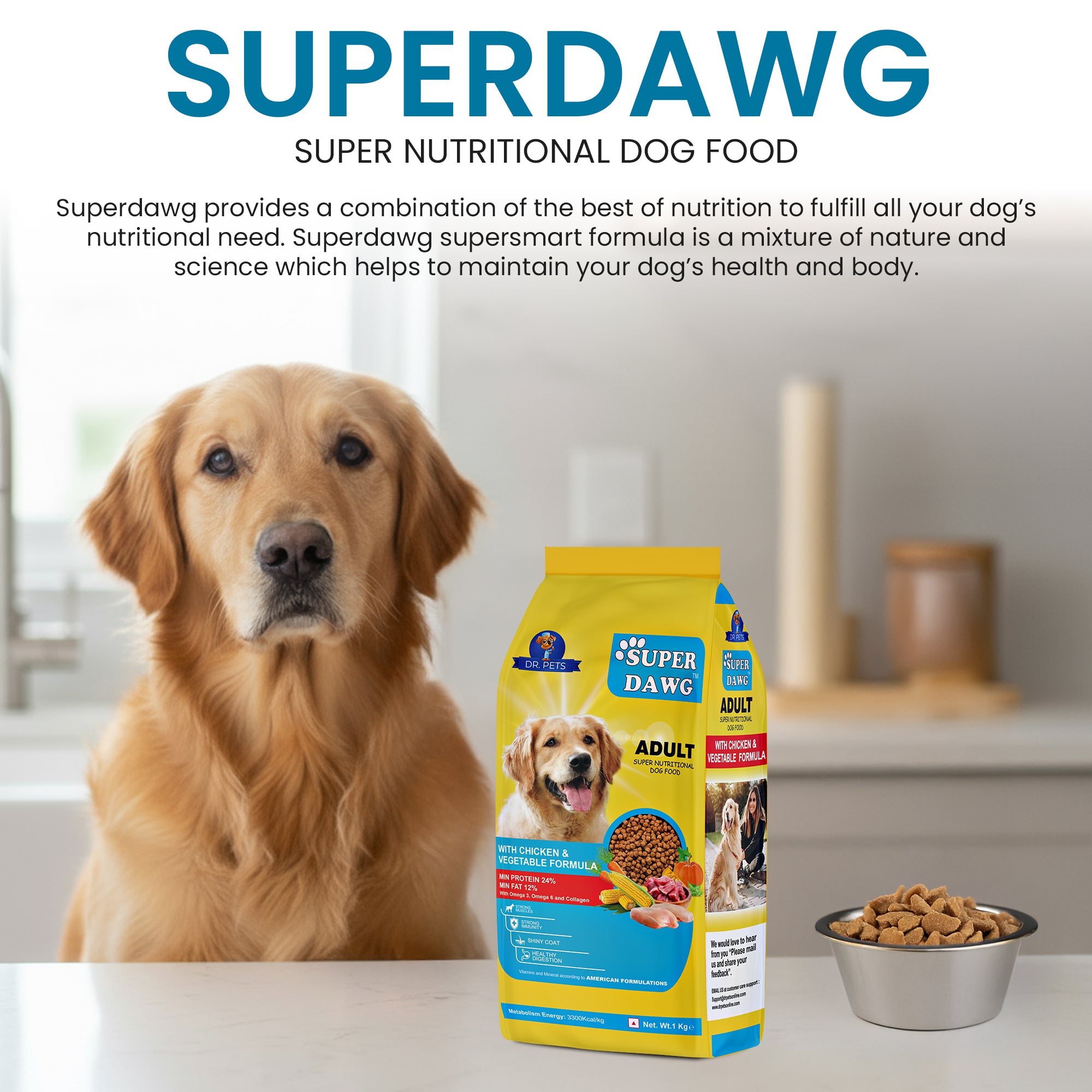 DR. PETS SUPERDAWG ADULT DOG FOOD