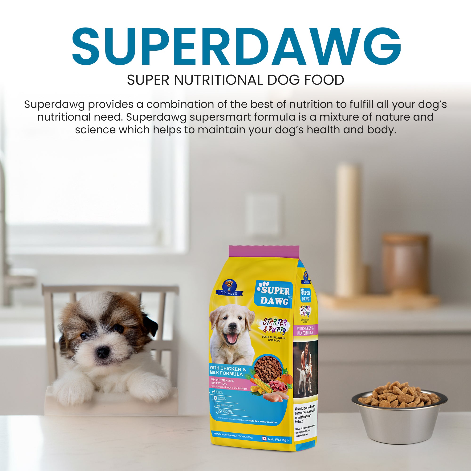DR. PETS SUPERDAWG PUPPY & STARTER DOG FOOD