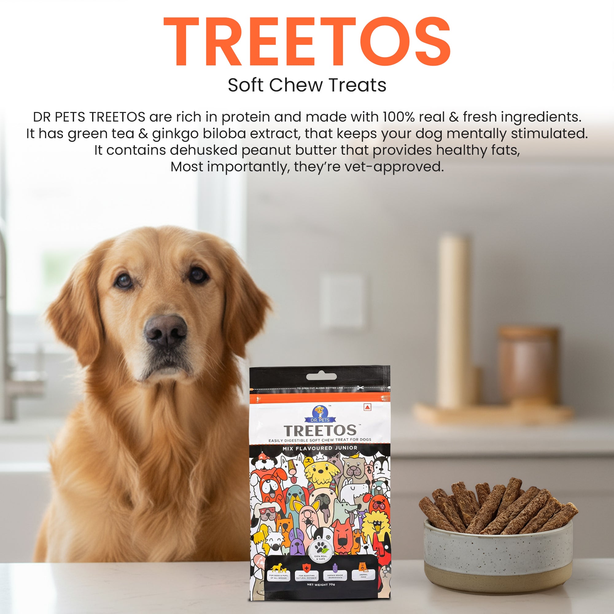 DR. PETS TREETOS MIX FLAVOUR
