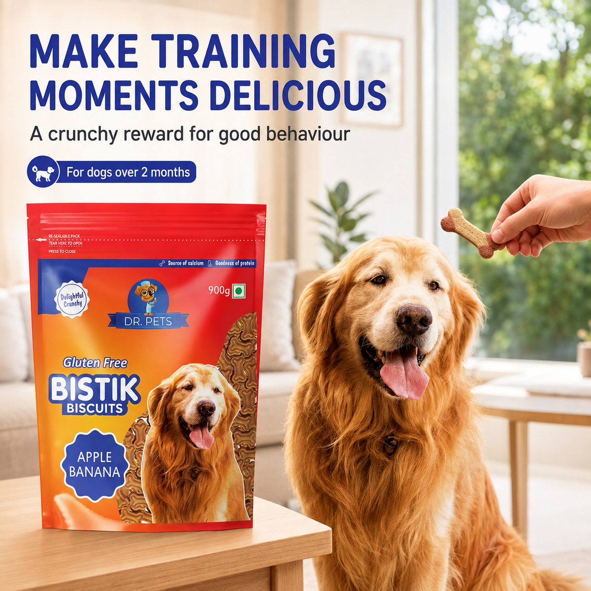 DR. PETS BISTIK BISCUIT APPLE BANANA