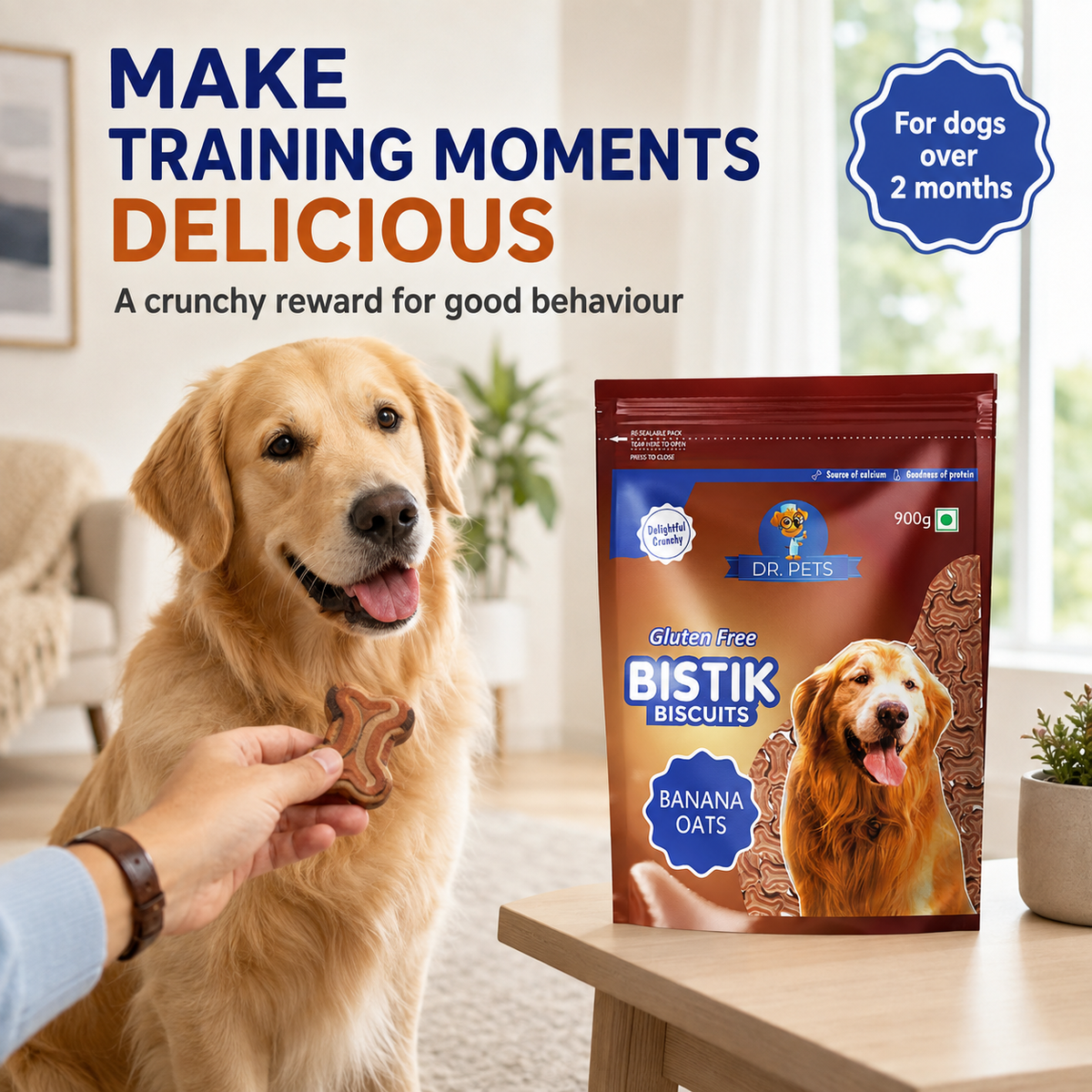 DR. PETS BISTIK BISCUIT BANANA OATS