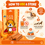 Dr. Pets Lick Chik Chicken & Pumpkin Dental Sticks for Dogs (Pack of 6)