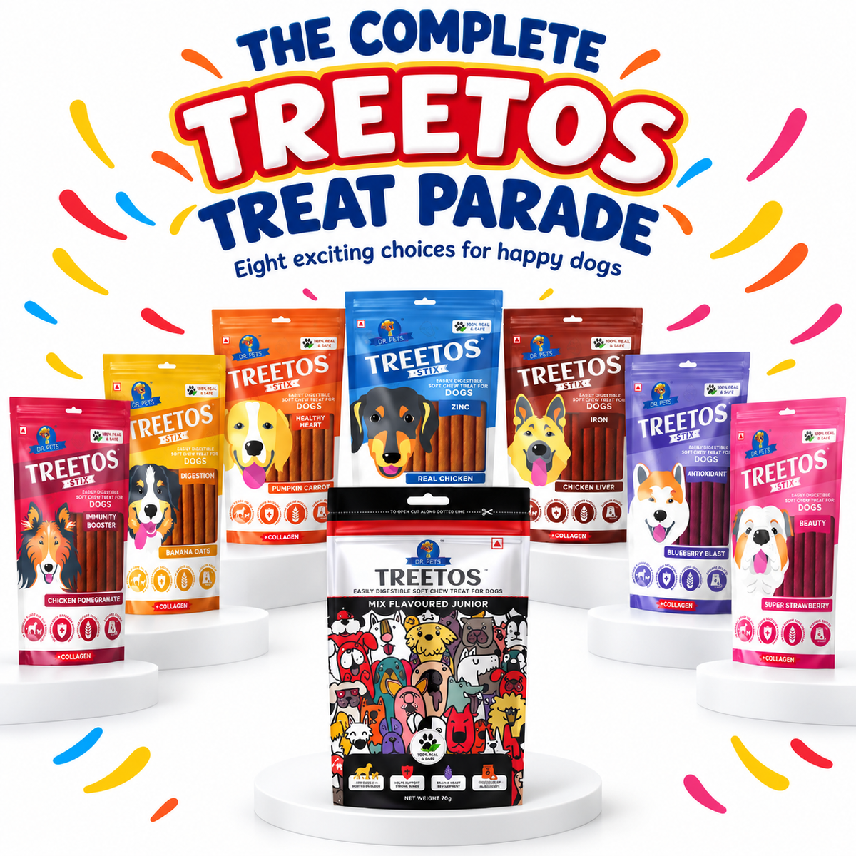 DR. PETS TREETOS MIX FLAVOUR