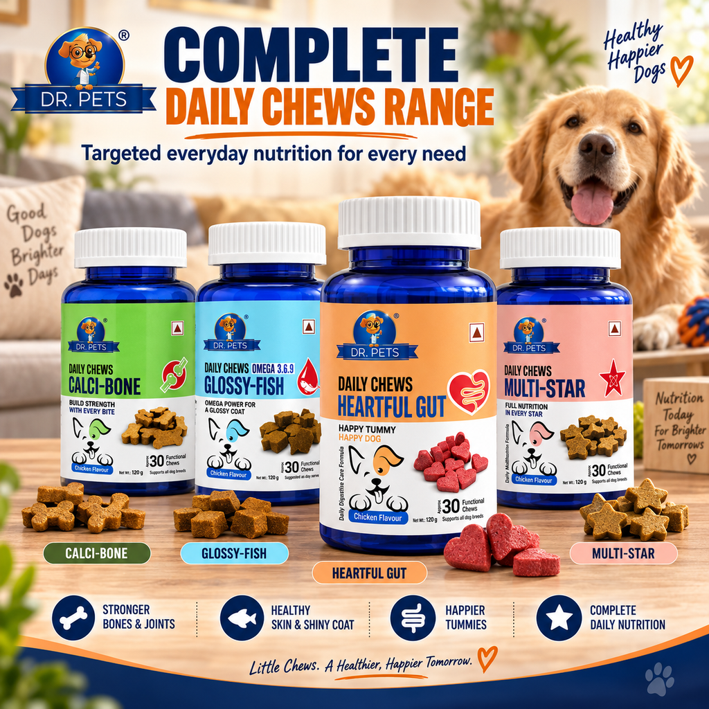 Dr. Pets Daily Chews Heartful Gut (Pack of 2)