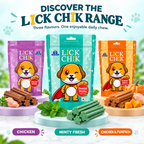 Dr. Pets Lick Chik Minty Fresh Dental Sticks for Dogs (Pack of 2)
