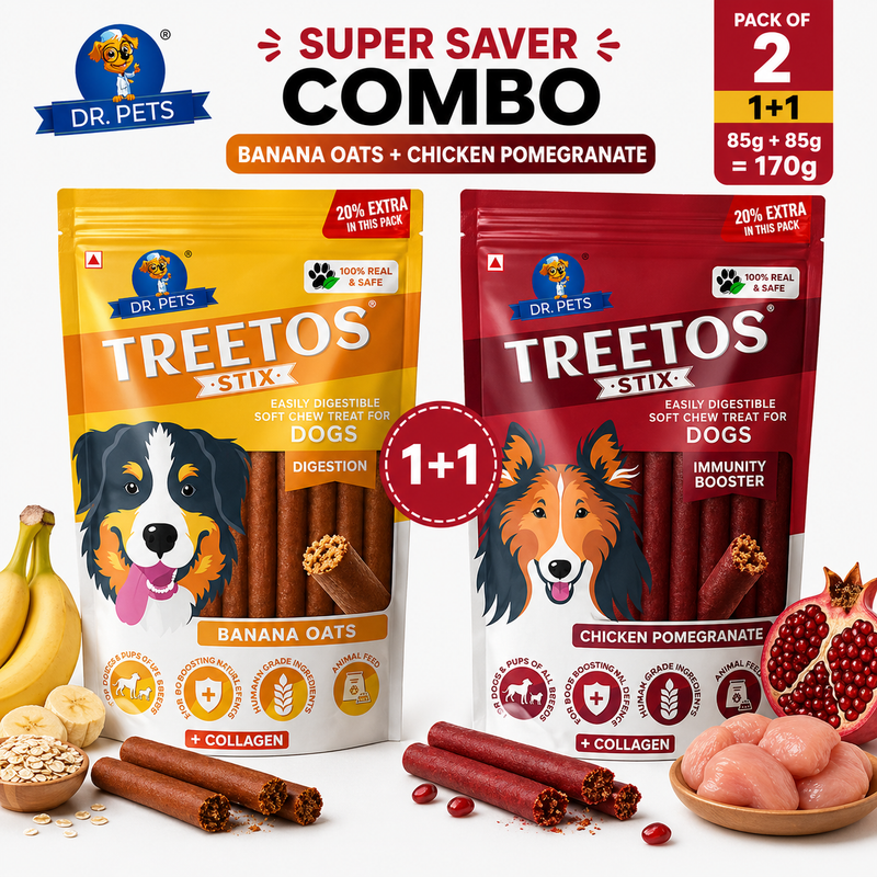 TREETOS BANANA OATS + CHICKEN POMEGRANATE