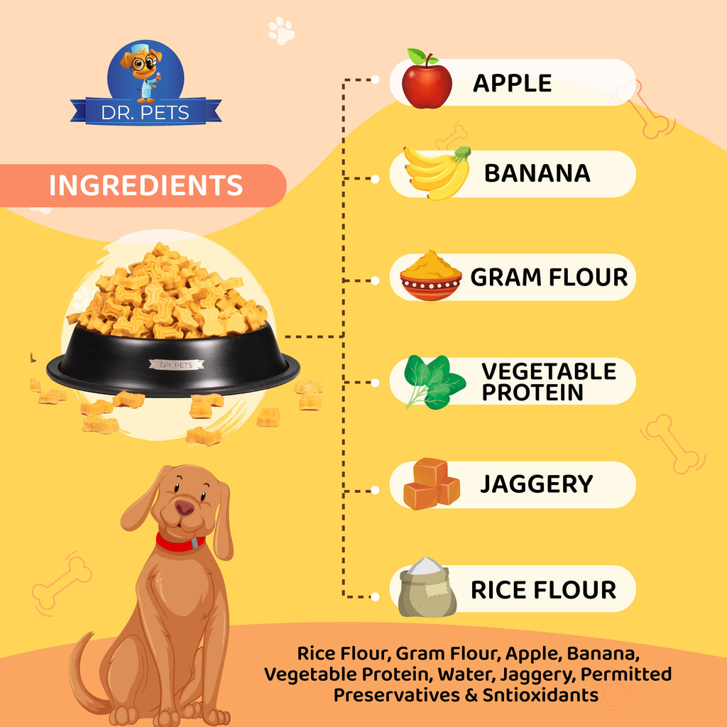 DR. PETS BISTIK BISCUIT APPLE BANANA