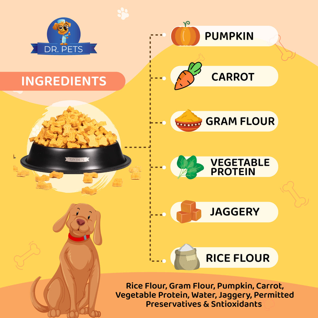 DR. PETS BISTIK BISCUIT PUMPKIN CARROT