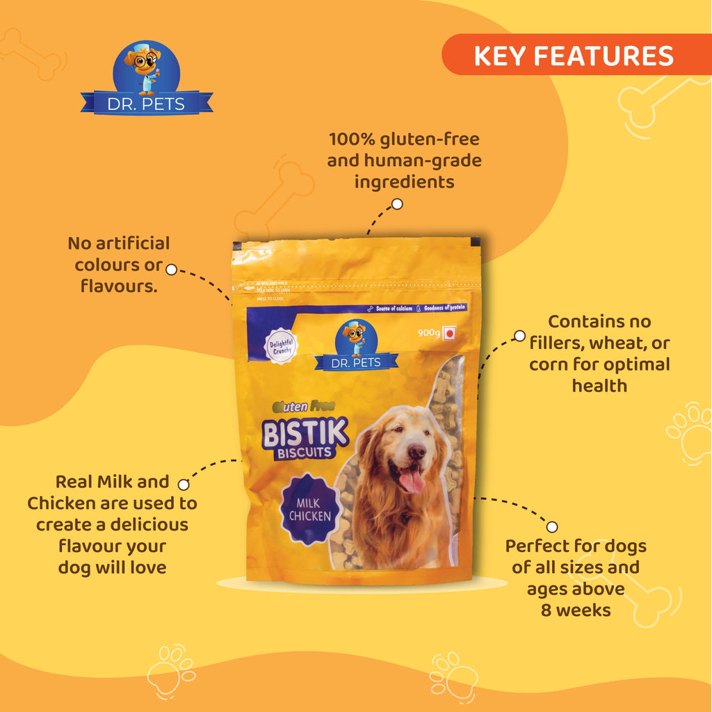DR. PETS BISTIK BISCUIT MILK CHICKEN