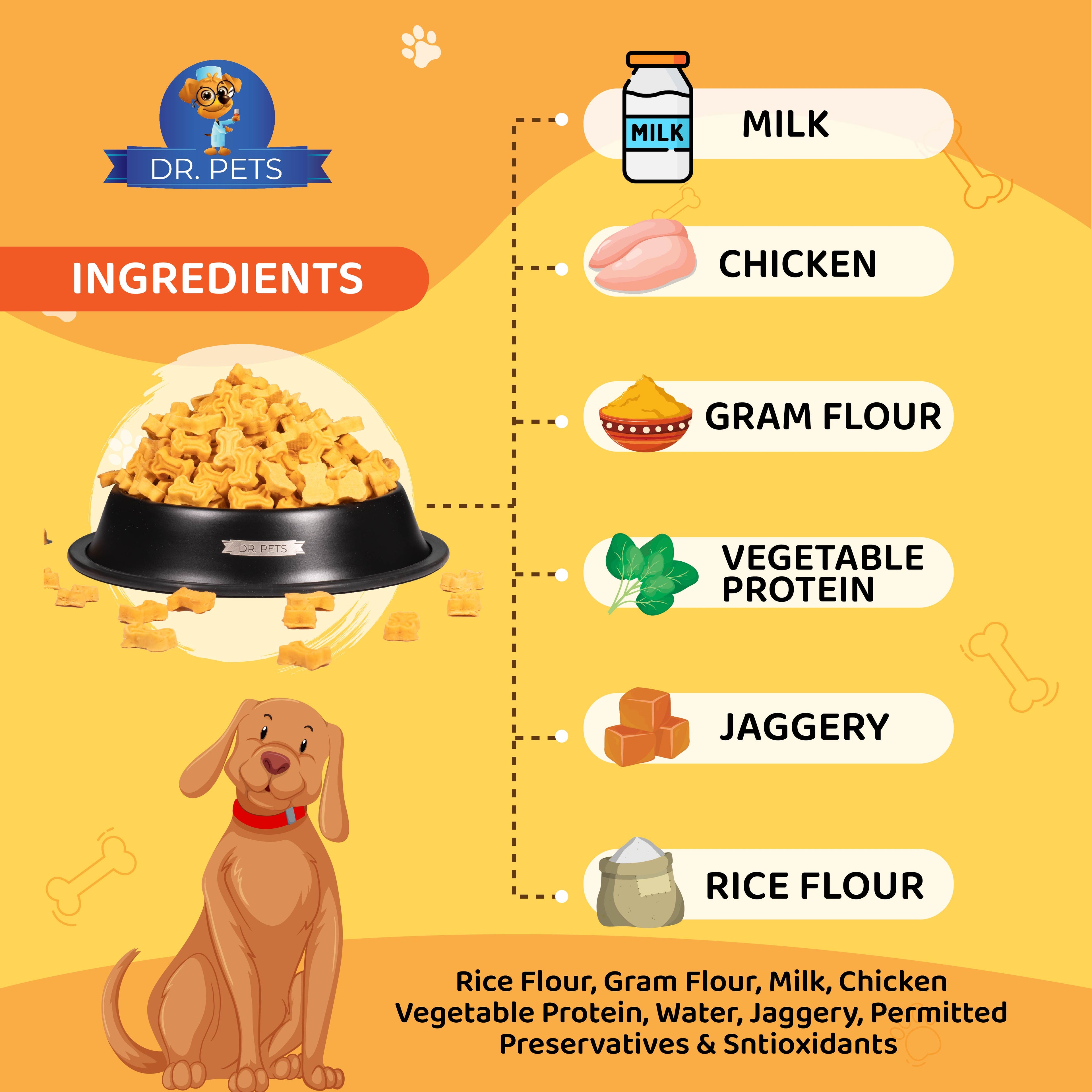 DR. PETS BISTIK BISCUIT MILK CHICKEN