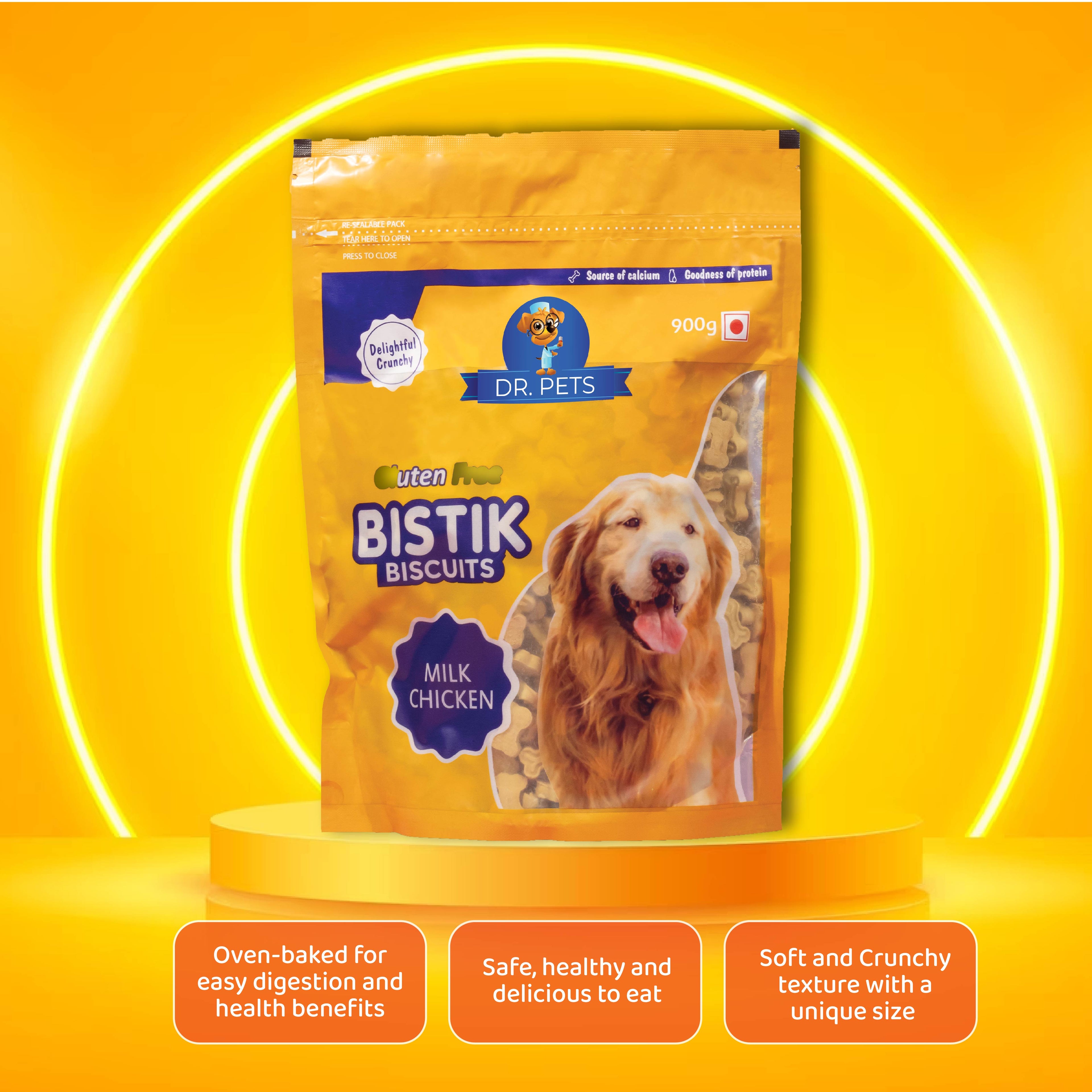 DR. PETS BISTIK BISCUIT MILK CHICKEN