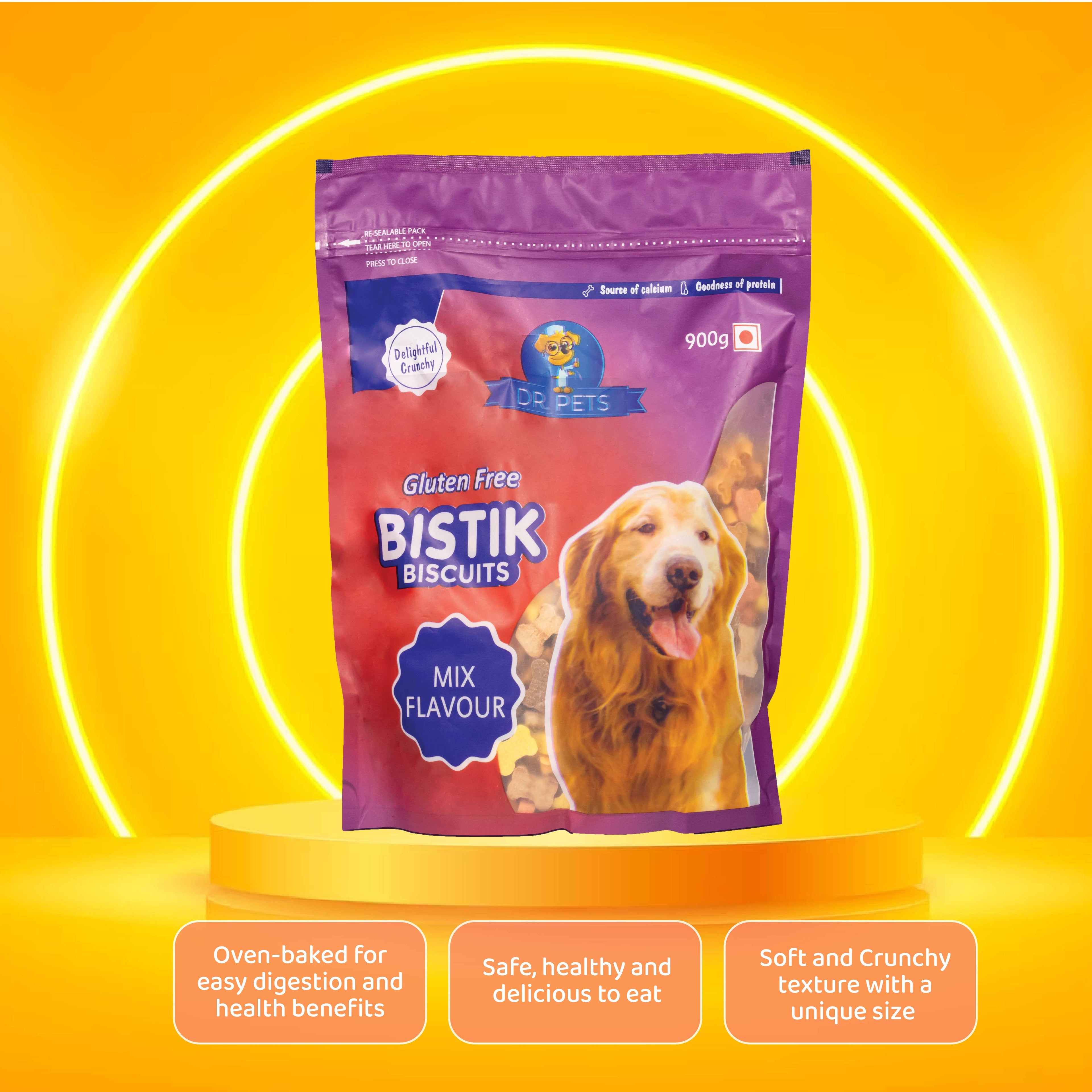 DR. PETS BISTIK BISCUIT MIX FLAVOUR