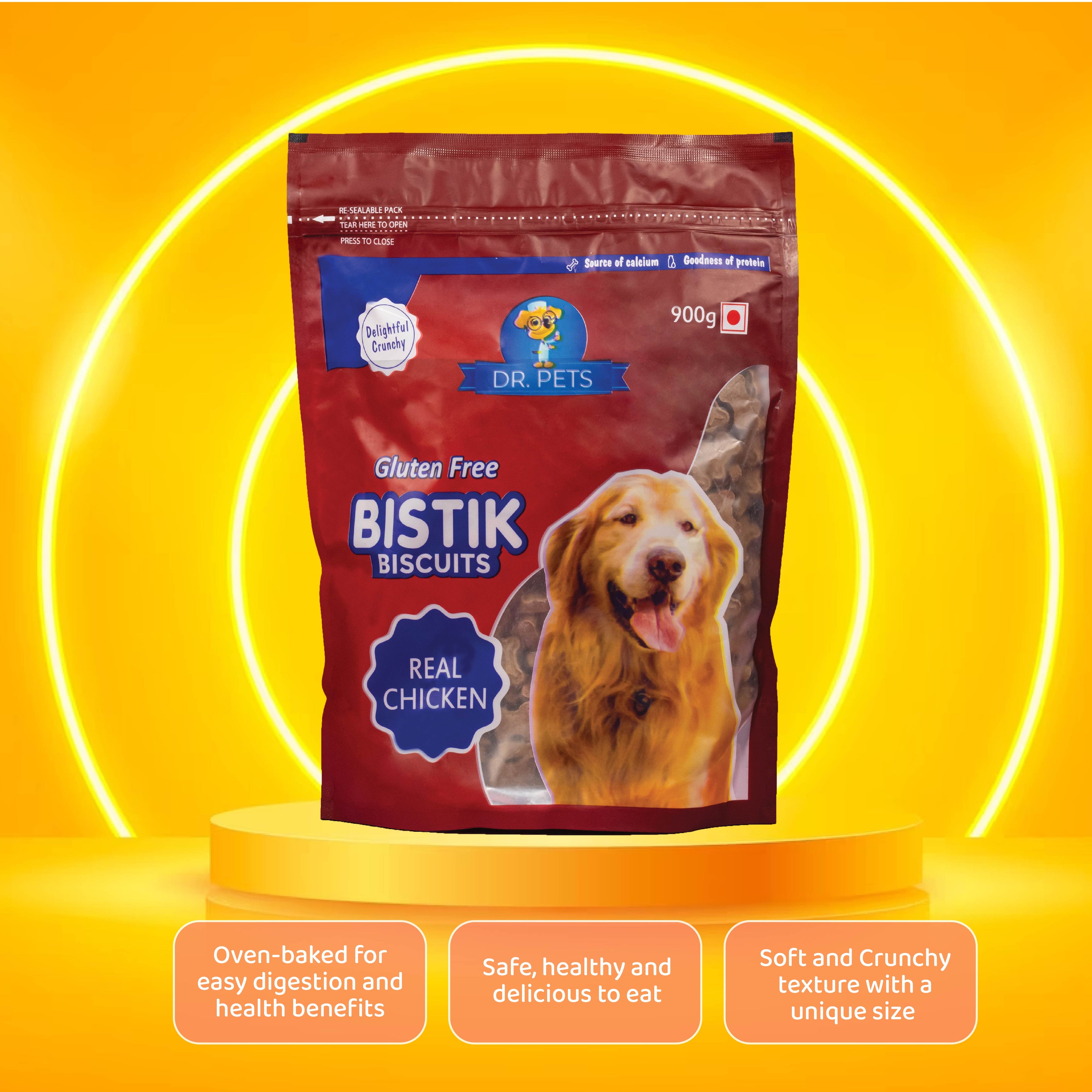 DR. PETS BISTIK BISCUIT REAL CHICKEN