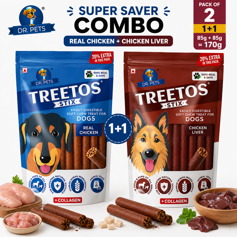 TREETOS CHICKEN LIVER + REAL CHICKEN