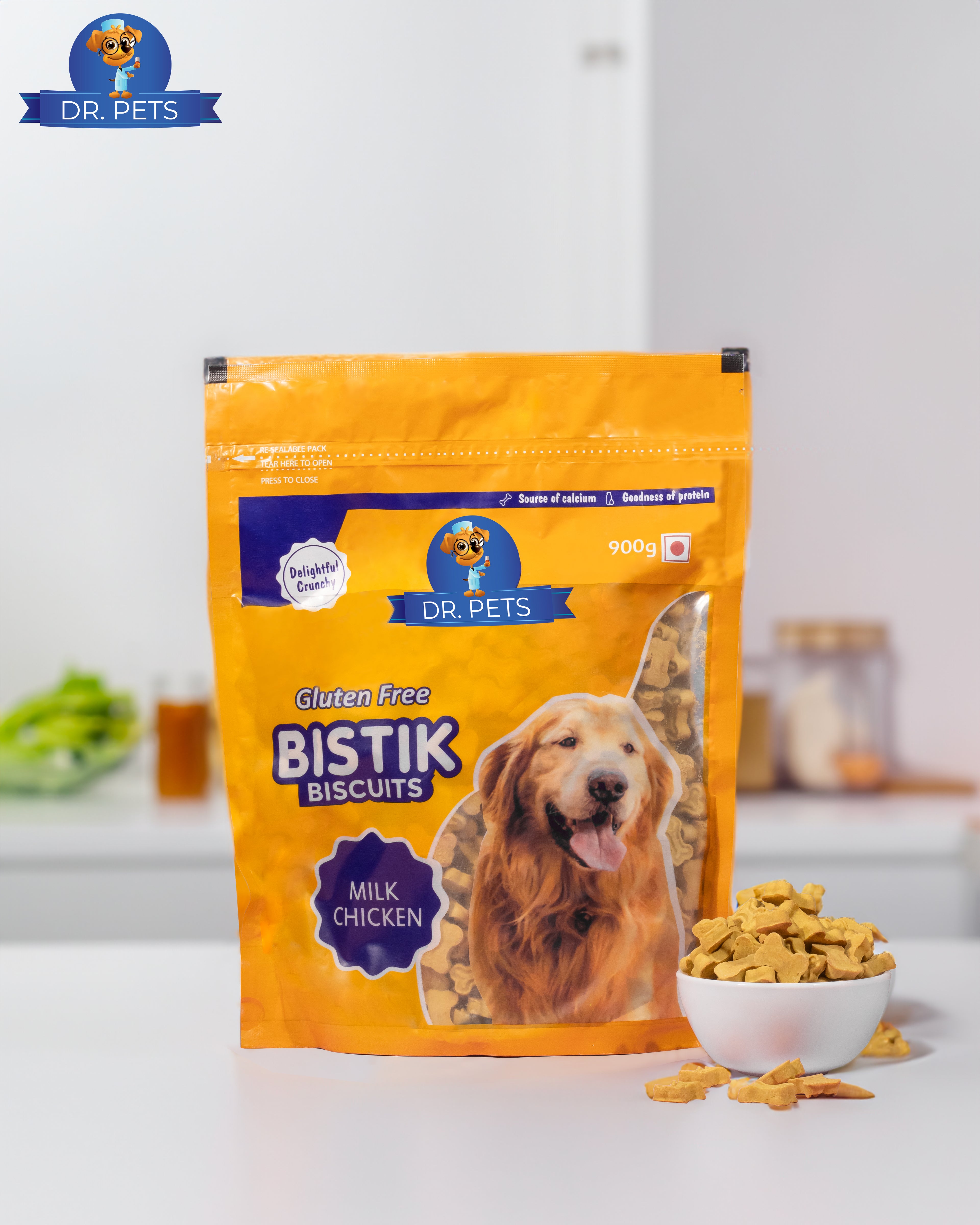 DR. PETS BISTIK BISCUIT MILK CHICKEN