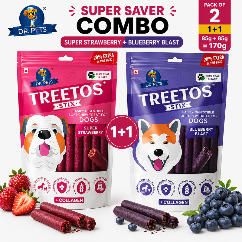 TREETOS SUPER STRAWBERRY + BLUEBERRY BLAST