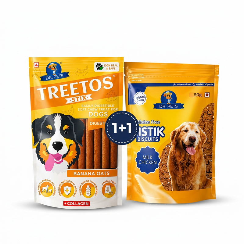 TREETOS BANANA OATS + BISTIK MILK CHICKEN