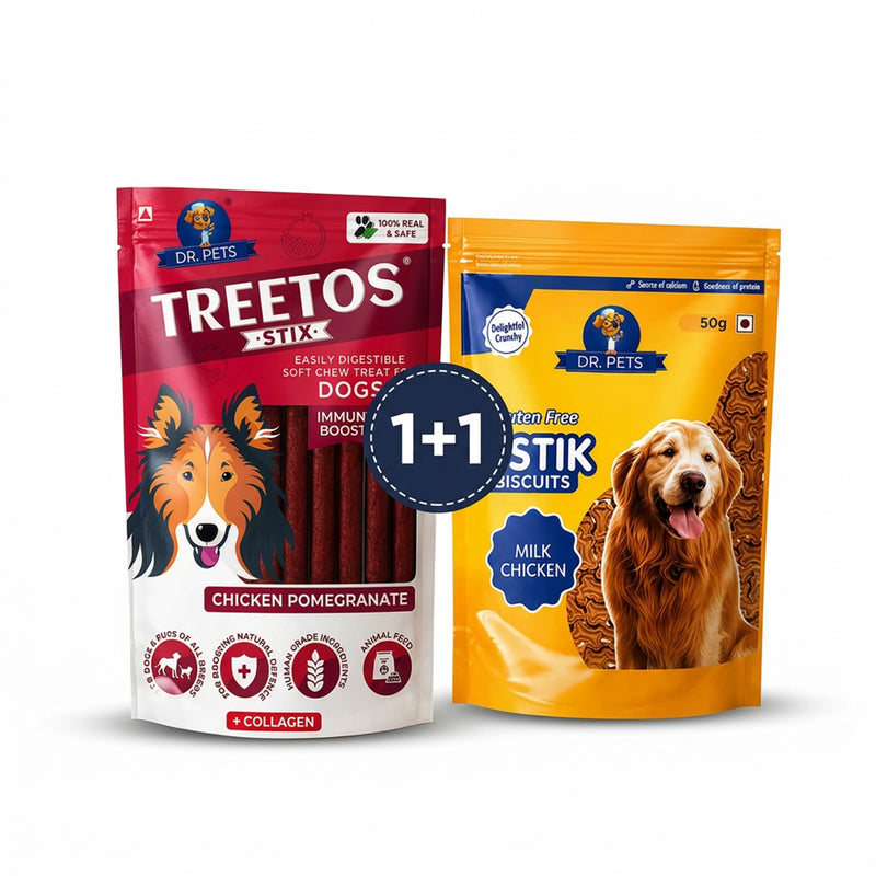 TREETOS CHICKEN POMEGRANATE + BISTIK MILK CHICKEN