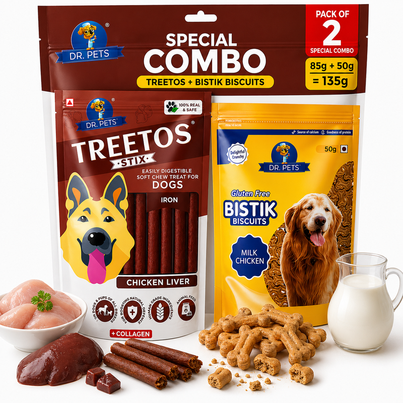 TREETOS CHICKEN LIVER + BISTIK MILK CHICKEN